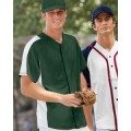 T2207 Champion Pieced Mesh Button-Front Baseball Jersey
