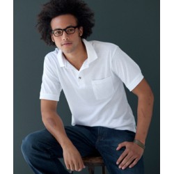 4603 Anvil Stain Repel and Release Jersey Polo With Pocket