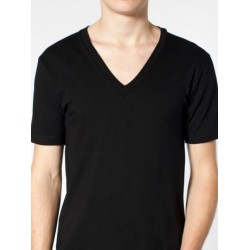 2456 American Apparel Fine Jersey Short Sleeve V-Neck