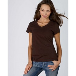B6005 Bella Ladies’ 4.2 oz. Short-Sleeve V-Neck T-Shirt