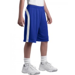 YT479 Sport-Tek® Youth Dry Zone™ Colorblock Short